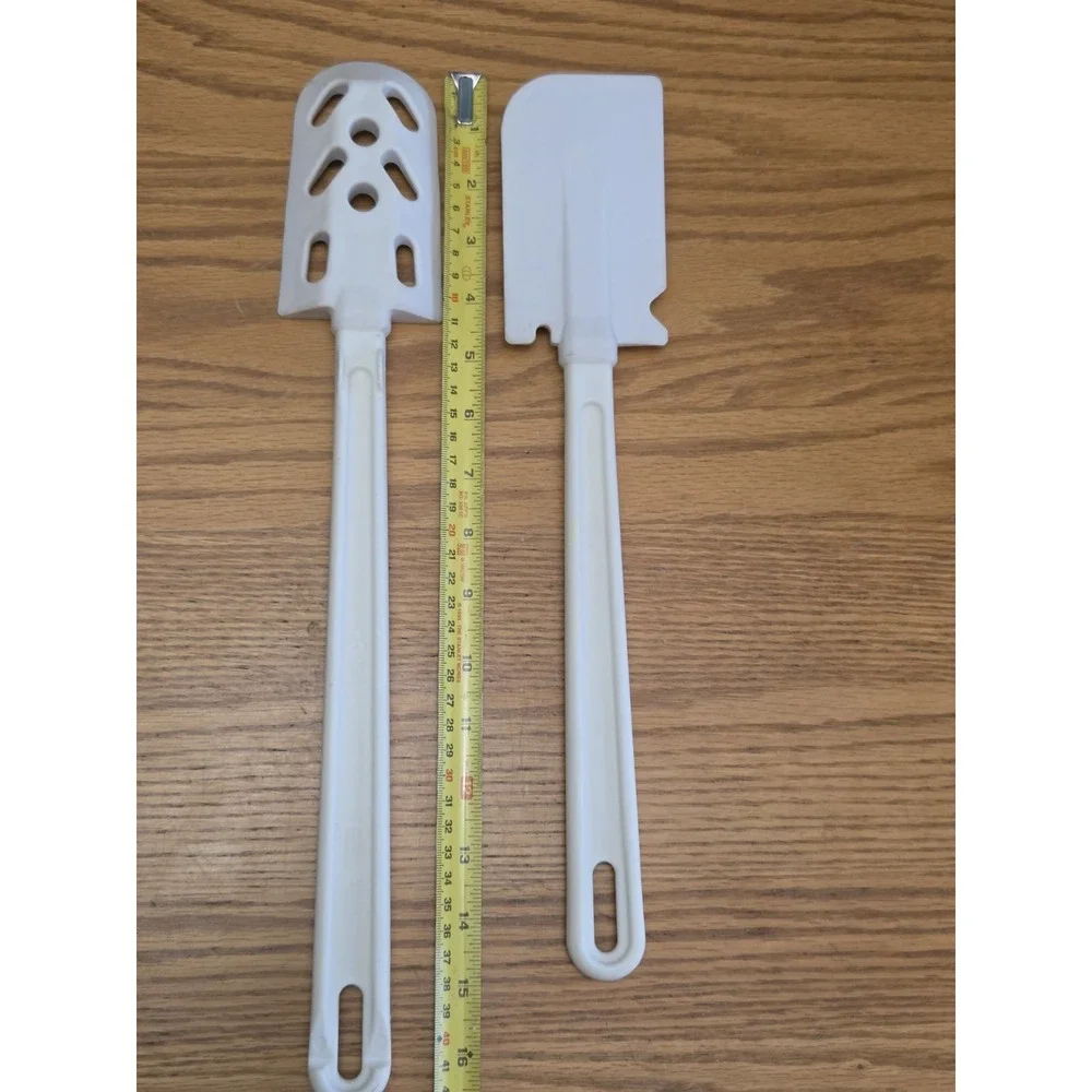 Traex Stir Slotted Spatula Drain Spoon Vintage Measuring Heavy Duty Lot Of 2